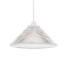 Fluted Glass Easy Fit Pendant