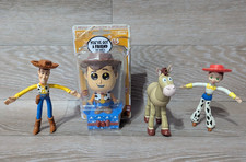 Toy Story  Bundle Bendy Rubber jessie  Woody  Bullseye figure Popsie Please Read