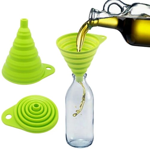 Foldable funnel silicone mini - funnel,