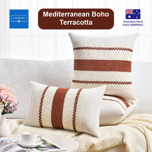 Mediterranean boho cushion - boho,