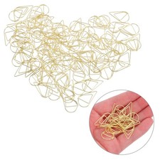 100pcs Paper Clips Drop Shaped