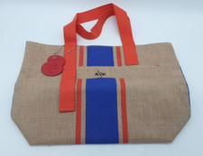 Amanda Wakeley Sainsbury's Shopper Bag Jute Tote  British Legion Poppy Design