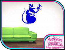 Banksy AA Rat Spying Stencil