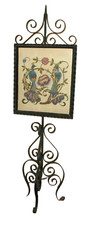 LARGE HEAVY IRON STAND EASEL PICTURE FRAME IDEAL FOR SHOP SIGN MENUS PRICES ETC