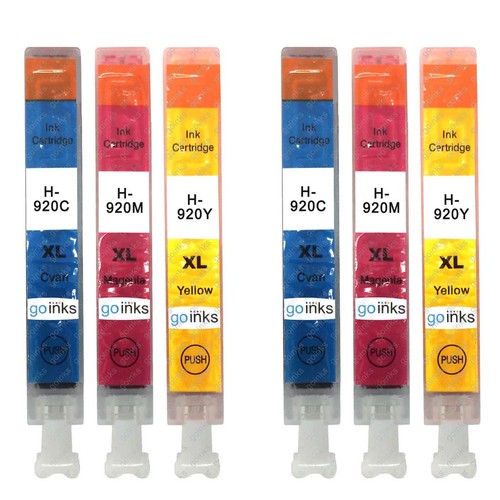 Colour ink cartridges - 6,