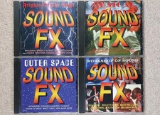 Sound FX Effects 4 CD Collection Tring - Musical, Outer Space, Workshop, Frights