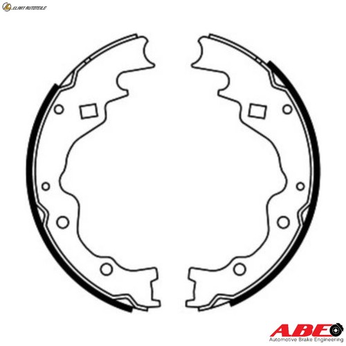 Brake shoe set - brake,