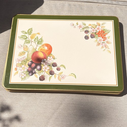 Vintage cork backed placemats - backed,