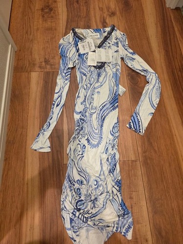 Emilio pucci blue geometric - pucci,