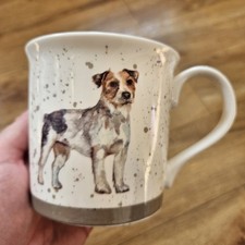 Leonardo Collection Fine China Jack Russell Dog Mug Puppy Cup White 