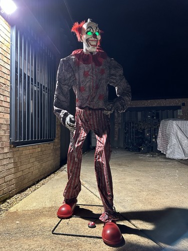 Clown animated halloween prop - halloween,
