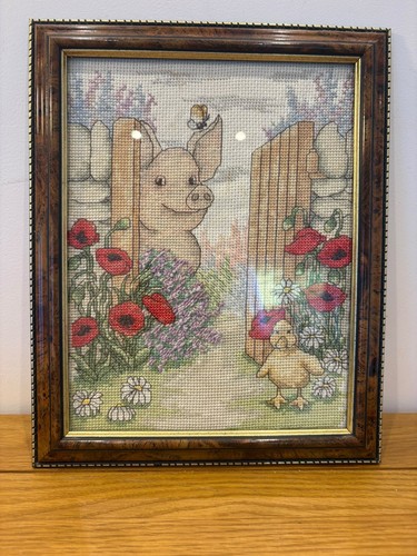 Vintage framed dmc curly tails - vintage,