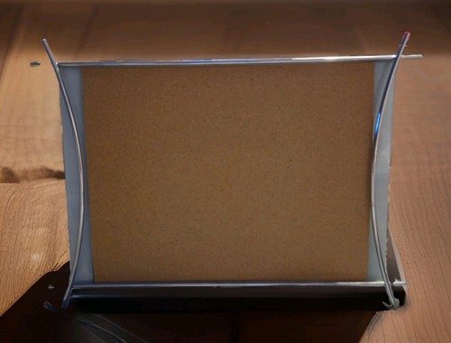 Chrome curved photo frame - chrome,
