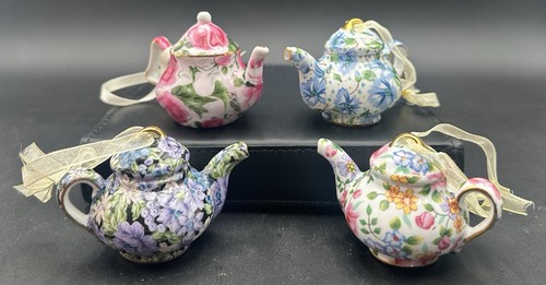 Chintz figural teapot - figural,