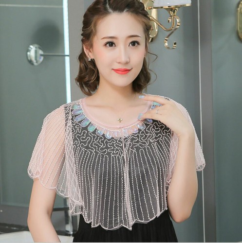Sheer bolero shrug wedding - sheer,