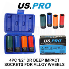 US PRO Tools 4pc 1/2" Dr Deep
