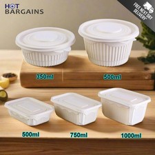 Food Containers with Lids | BPA Free Biodegradable Microwave and Freezer Safe UK
