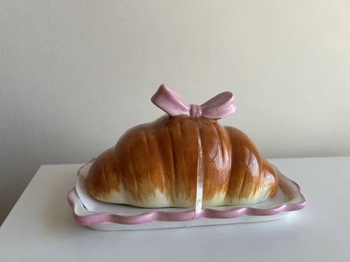 Croissant butter dish - croissant, –