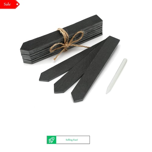 Pcs slate garden labels - 10,