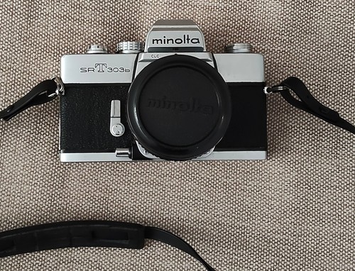 Minolta srt303b silver black - minolta, silver/black