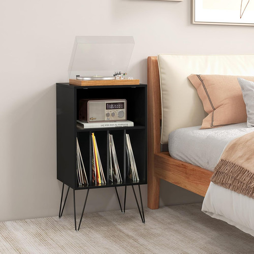 Record player stand storage - player,