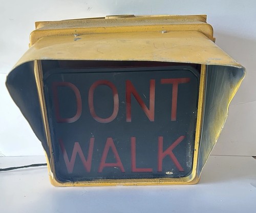Vintage walk don - /, sign