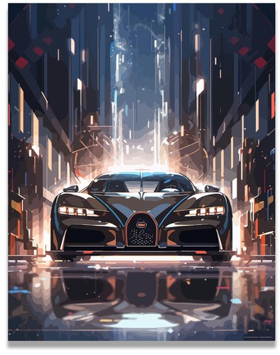 Bugatti chiron poster - chiron,