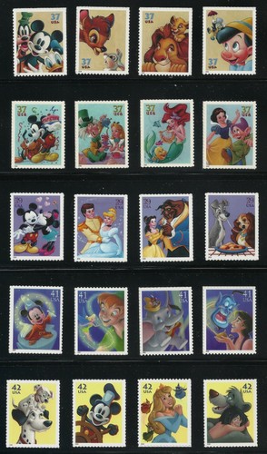 The art disney postage - us,