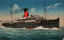 Isle Of Man Steam Packet Co Ferry SS Snaefell III 1910-18 Printed Postcard