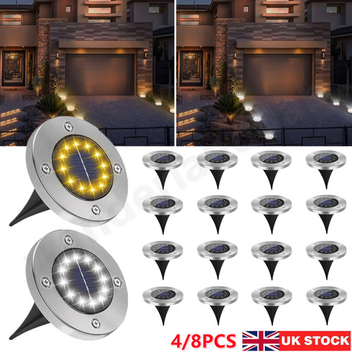 12led solar ground lights - 4/8x,