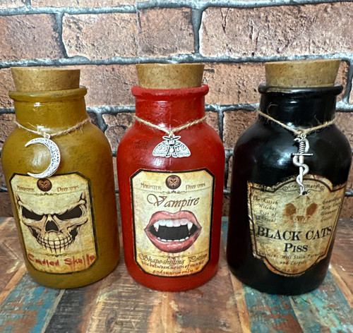 Set novelty jars handmade - handmade,