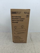 Zuvo Shower Caddy Suction Cup - No Drill & Adhesive Shower Caddy Basket