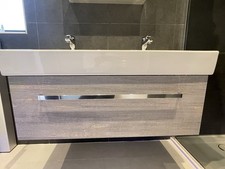 Villeroy and Boch Memento Basin 1200x470 And Undermount Cabinet