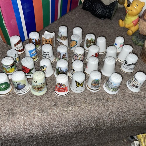 Over vintage rare thimbles - 30,