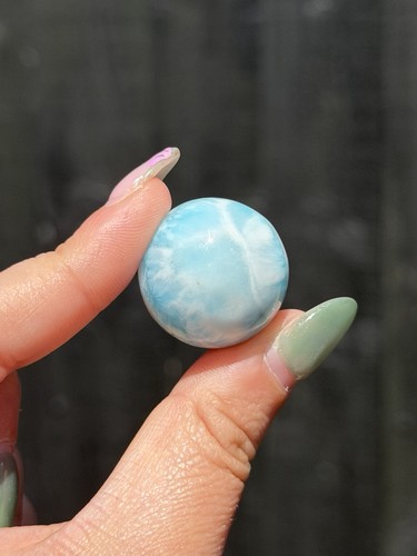 Larimar small sphere crystal - small,