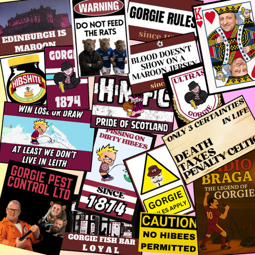 Hearts football stickers 50 - football,