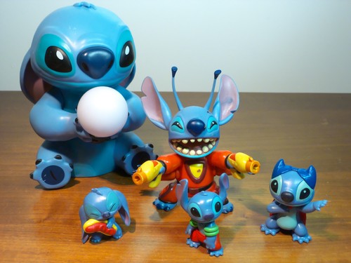 Disney stitch lamp 4 figure - lamp, &