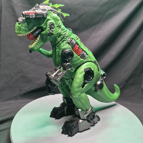 Robotic walking dinosaur with - walking,