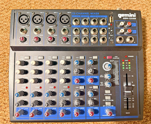 Gemini gem 12usb channel - gemini, gem-12usb
