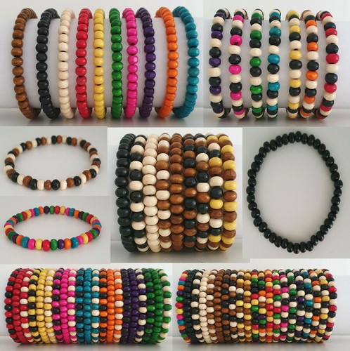 Mens wooden bead tribal - bead,