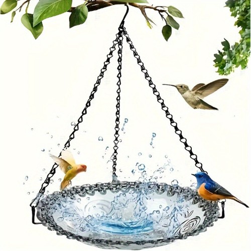Bird feeder hanging water bowl - feeder,
