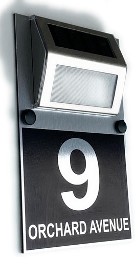 Solar led house numbers - led,