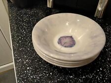 PORTMEIRION DUSK BY JO GORMAN CEREAL BOWLS X 4