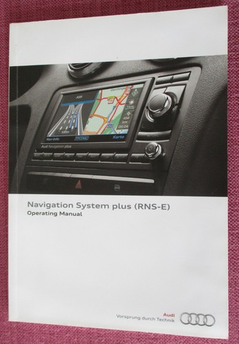 Audi sat nav - print),