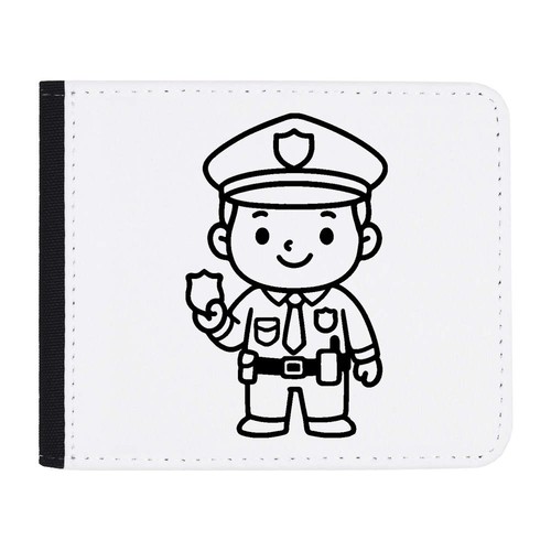 Police man hero wallet - man, hero'