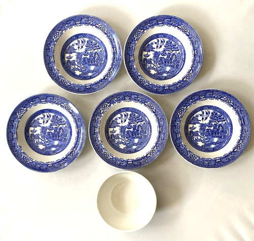 Willow england blue white - willow,