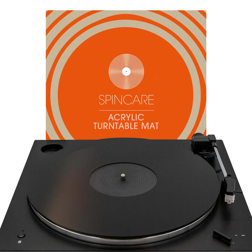 Black acrylic turntable - acrylic,