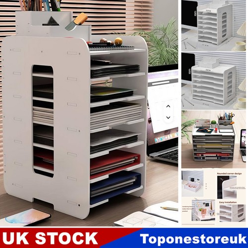 Tier wood desk organiser - 7,