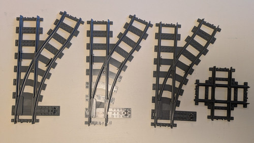 Lego train track switch - switch, point