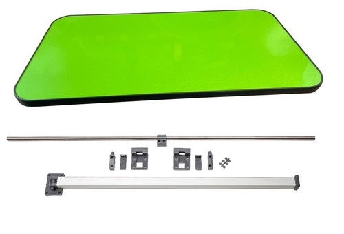 Green glitter table black - glitter,